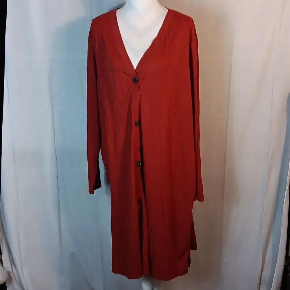 Lane Bryant Lightweight Button-Up Cardigan - Picture 7 of 7
